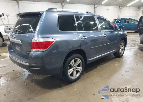 2013 Toyota Highlander Limited V6 z USA, uszkodzony, nr VIN 5TDDK3EH8DS267854